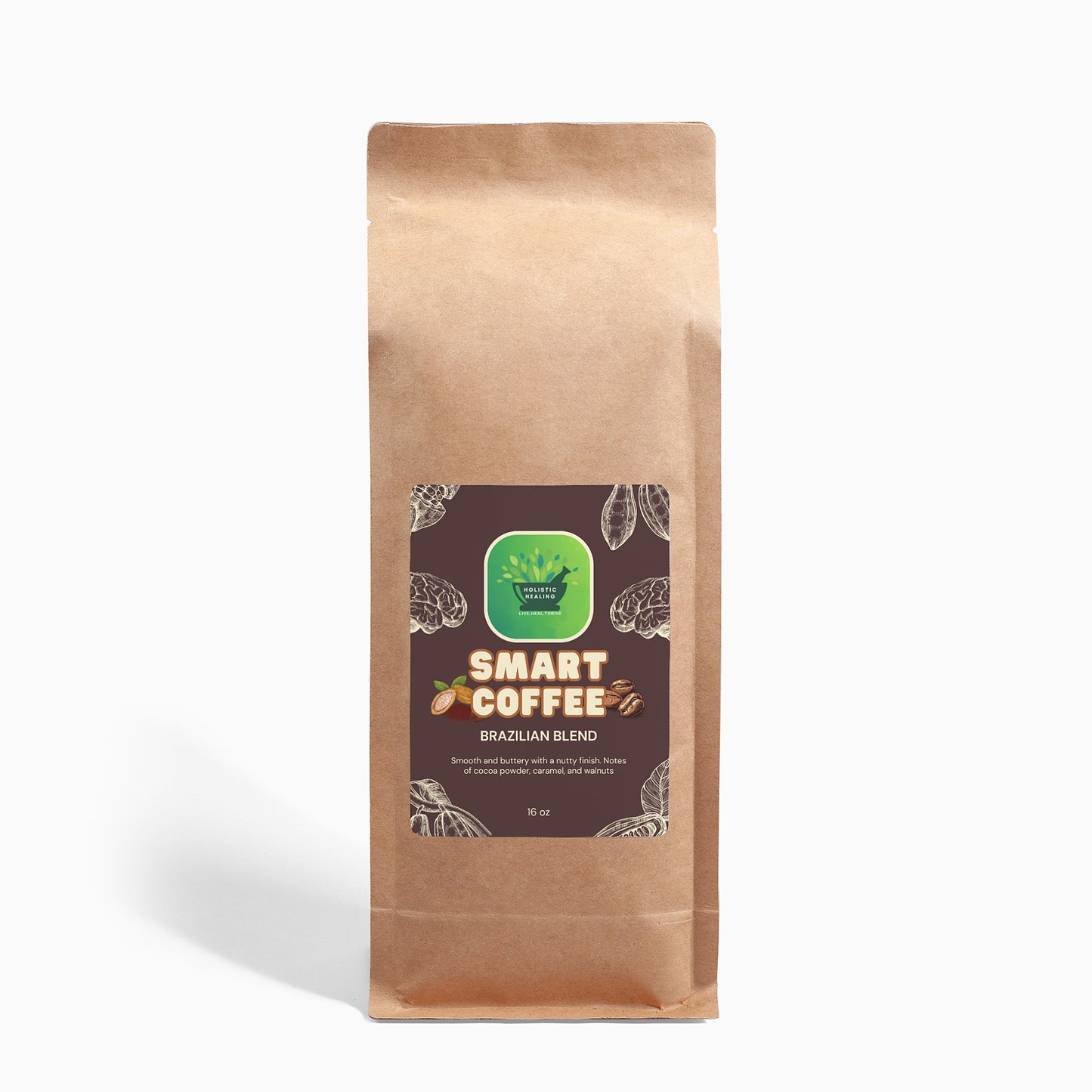 Smart Coffee-Brazilian Blend 16oz